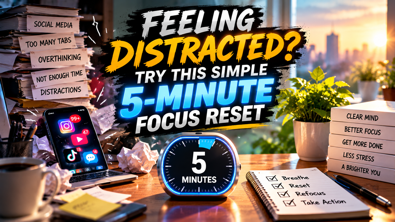 Feeling Distracted? Try This Simple 5-Minute Focus Reset