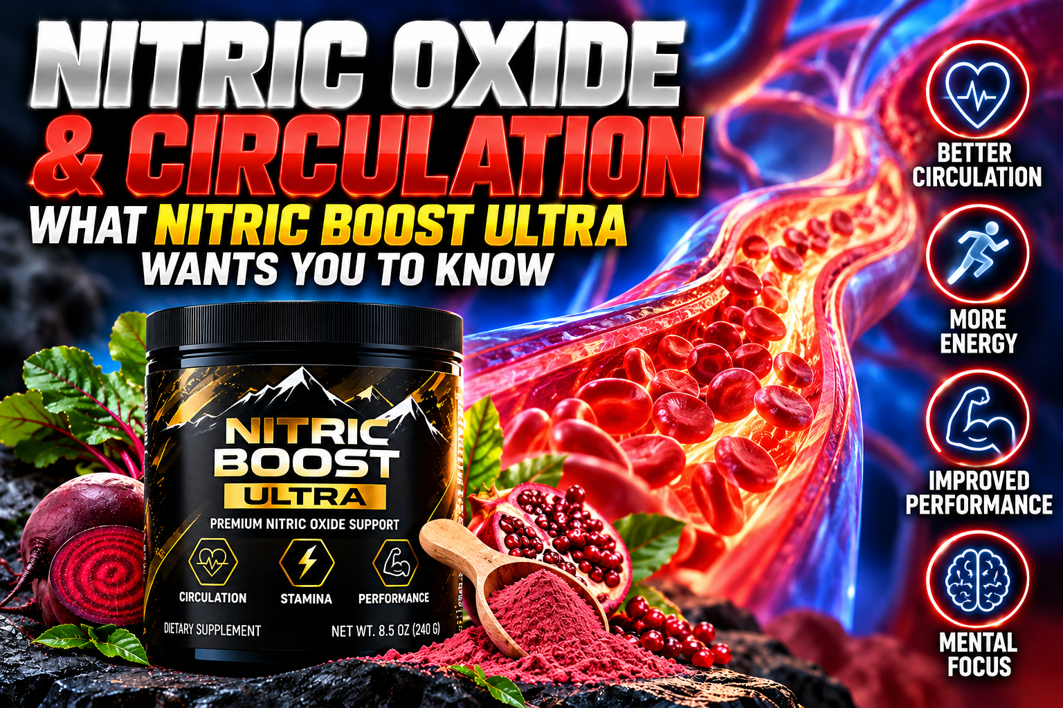 Nitric Oxide & Circulation: What Nitric Boost Ultra Wants You to Know