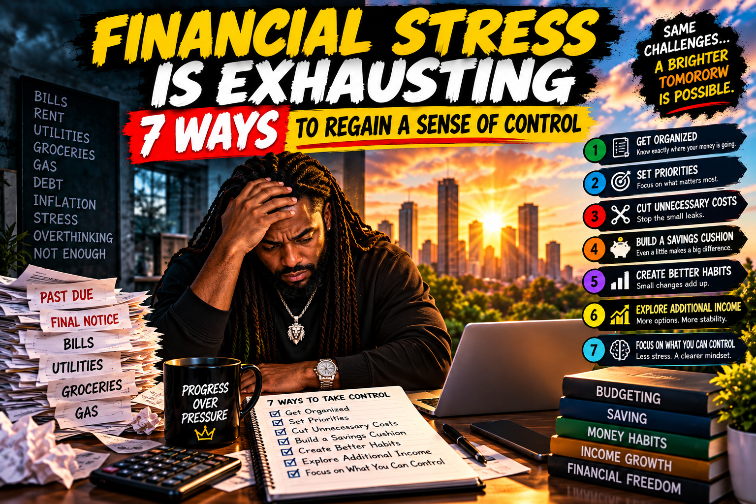Financial Stress Is Exhausting: 7 Ways to Regain a Sense of Control